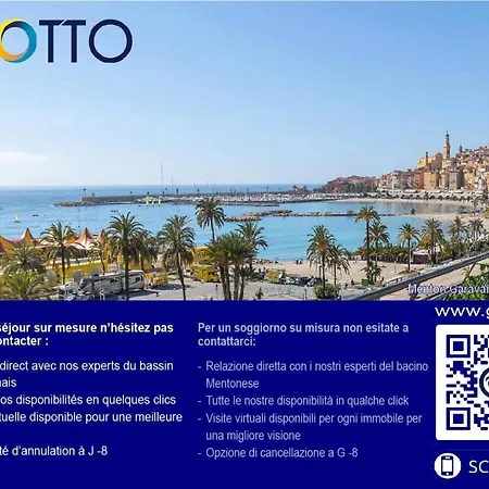 Lejlighed Piranese - Giotto - Agreable Et Spacieux 2p Climatise Plein Centre Avec Grande Terrasse Mae-9851 Menton